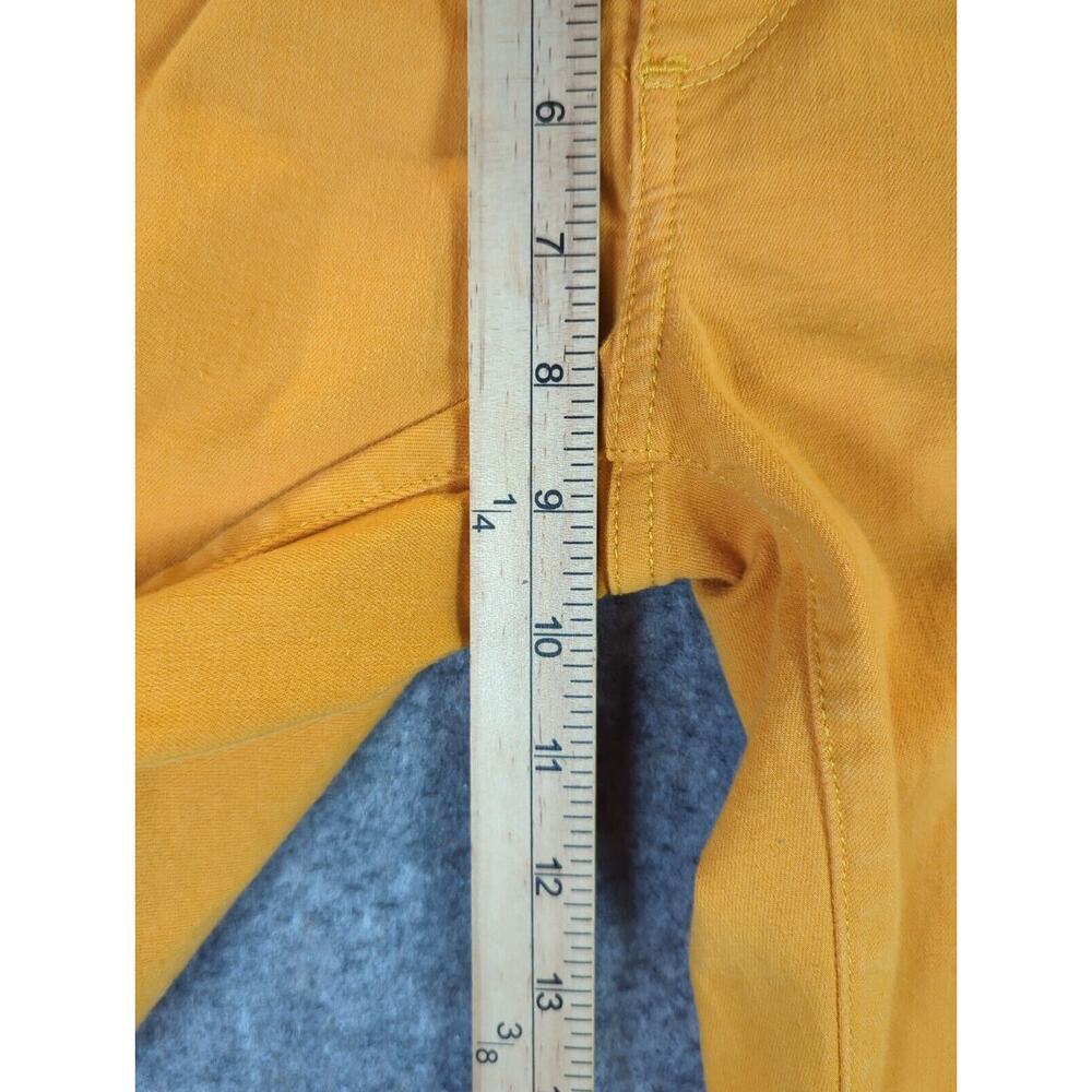 A.N.A A New Approach Jeans Womens 10 Yellow Skinny Ankle Stretch Cotton - Picture 5 of 9